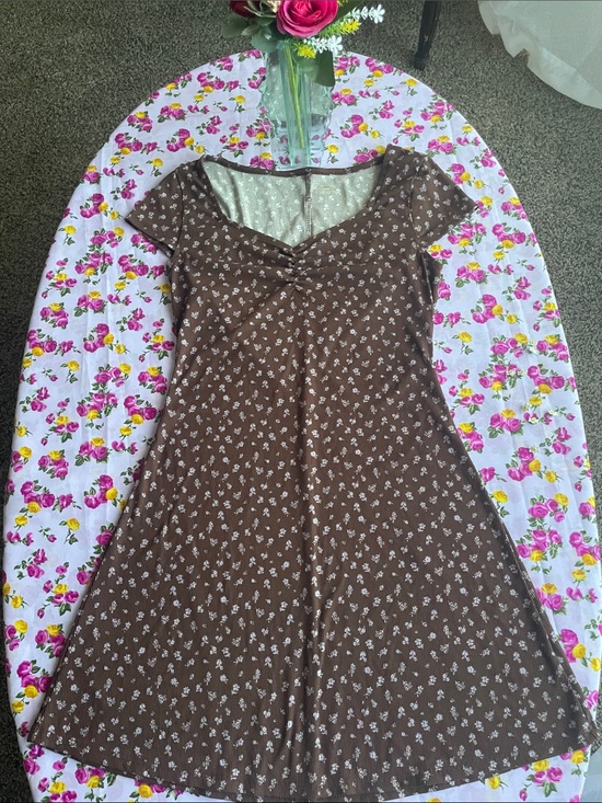 No Boundaries Dresses & Skirts - Brown Floral Dress